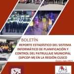 Reporte Estadístico del Sistema de Control de Patrullaje Municipal (SIPCOP-M) – Región Cusco Ene – Jul 2023