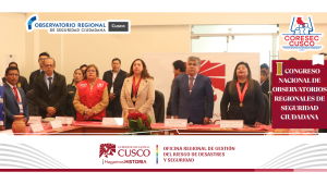 I CONGRESO NACIONAL DE OBSERVATORIOS REGIONALES DE SEGURIDAD CIUDADANA