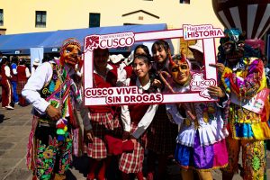 GOBIERNO REGIONAL CUSCO PROMUEVE  FERIA INTERINSTITUCIONAL DENOMINADA “CUSCO SIN DROGAS 2024”